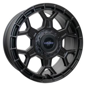 Black Wolf 1 Matt Black 8.0x17” I 1250kg Load Rating - VW T5 / T6 Transporter