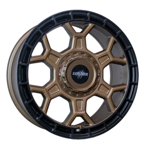 Black Wolf 1 Matt Bronze Centre 8.0x17” I 1250kg Load Rating - RENAULT TRAFIC II 2001-14