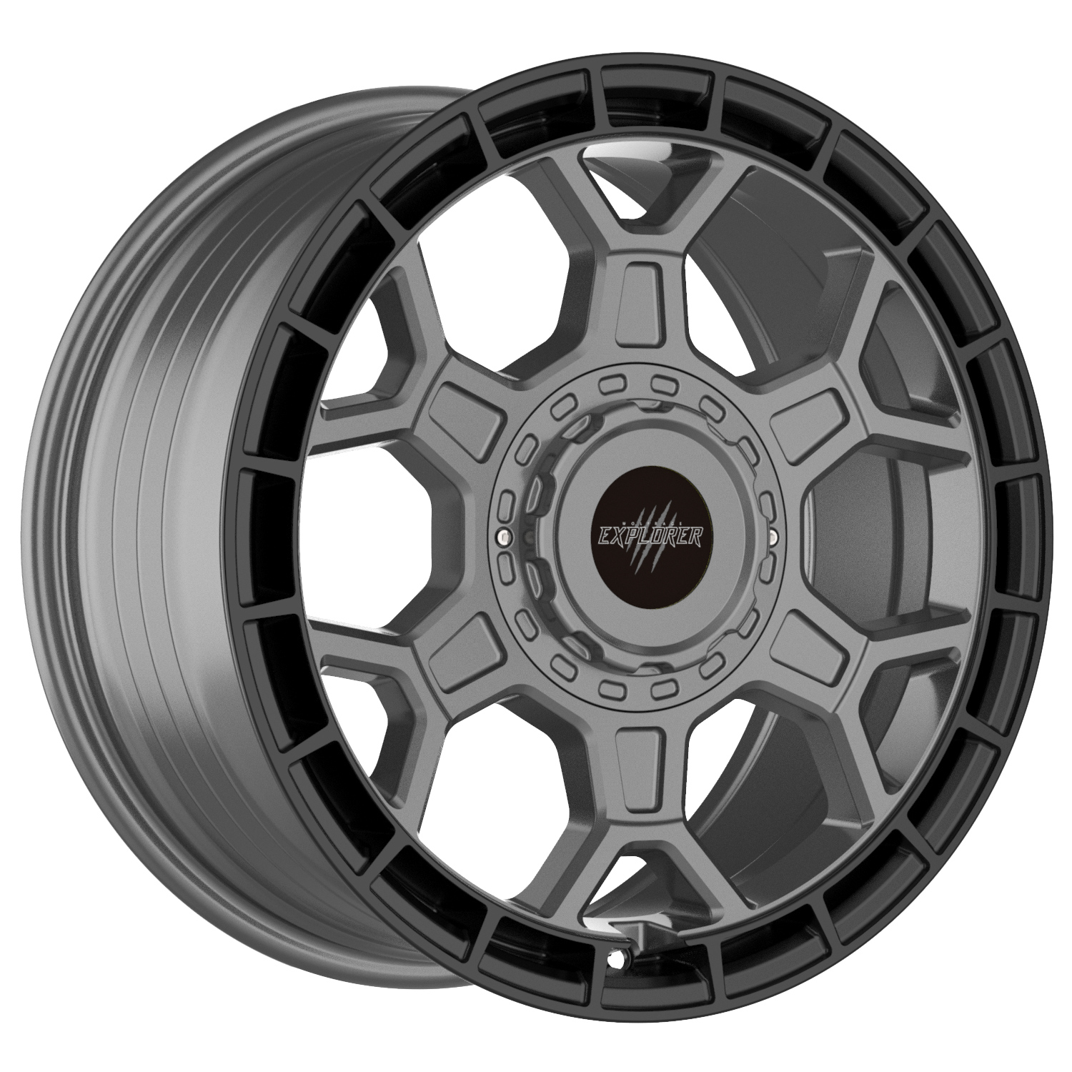 Black Wolf 1 Matt Gunmetal Centre