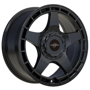 Black Wolf 2 Matt Black 8.0x17” I 1250kg Load Rating - VW T7 Transporter & Ford Transit Custom (6x120)