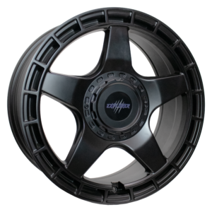 Black Wolf 2 Matt Black 8.0x17” I 1250kg Load Rating - VW T5 / T6 Transporter