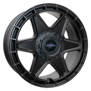 Black Wolf 3 Matt Black 8.0x17” I 1250kg Load Rating - VW T5 / T6 Transporter