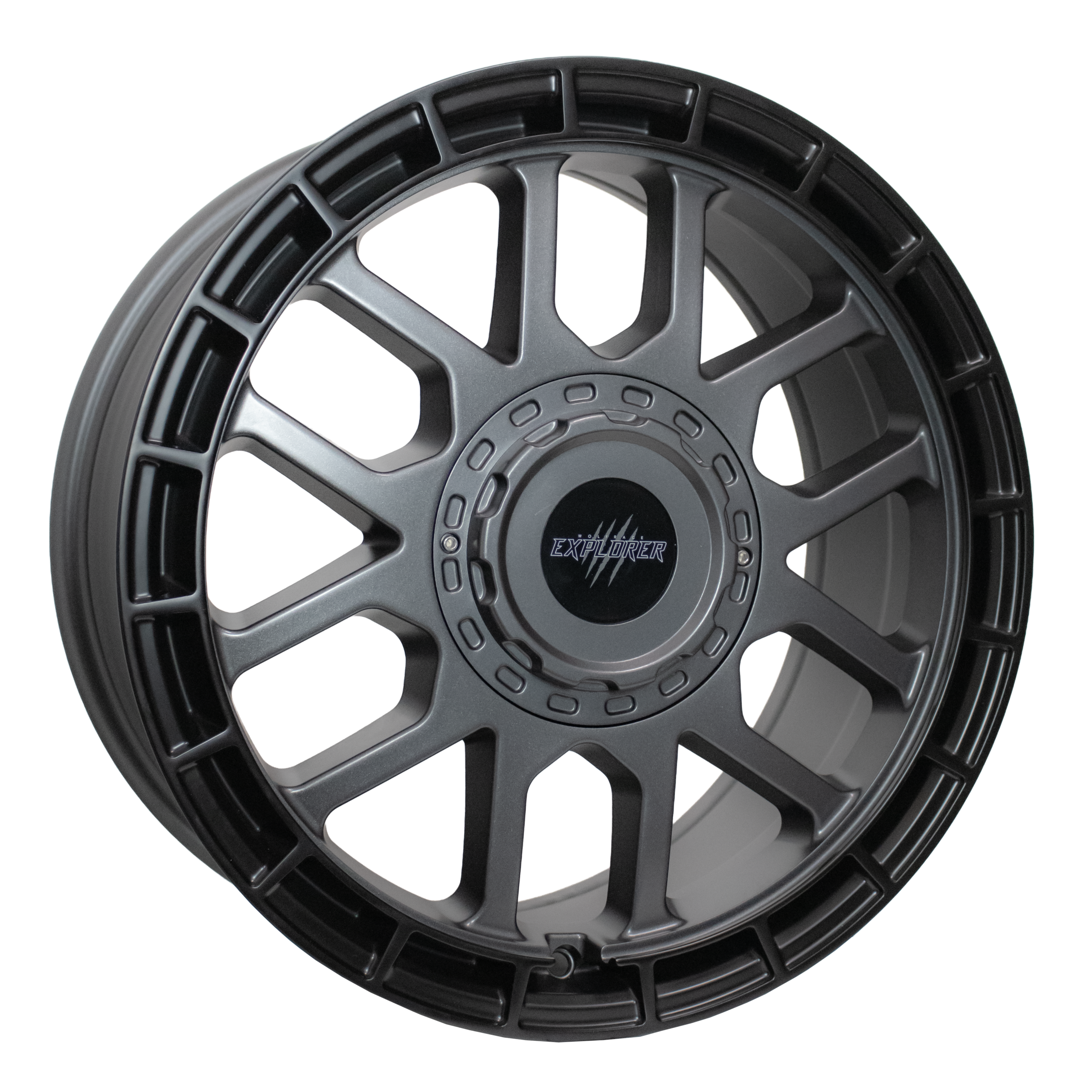 Black Wolf 4 Matt Black Gunmetal Centre Web Image